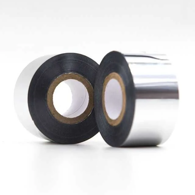 Japan Blakc Foil Stamping Thermal Ink Ribbon For Plastic Abs And Textile